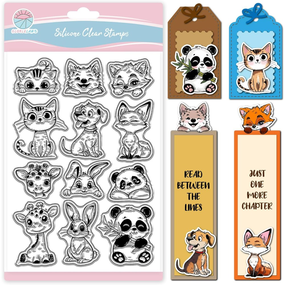 Cat Dog Rabbit Clear Stamps fo – Rubber Stamp Blank recenzja i cena