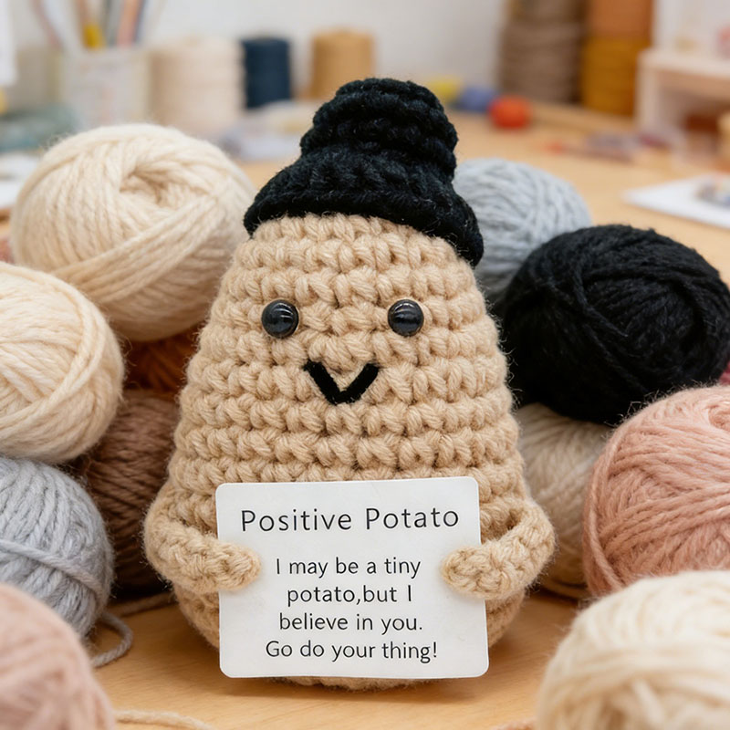 Cute Positive Potato Crochet D – Art Craft Christmas recenzja i cena