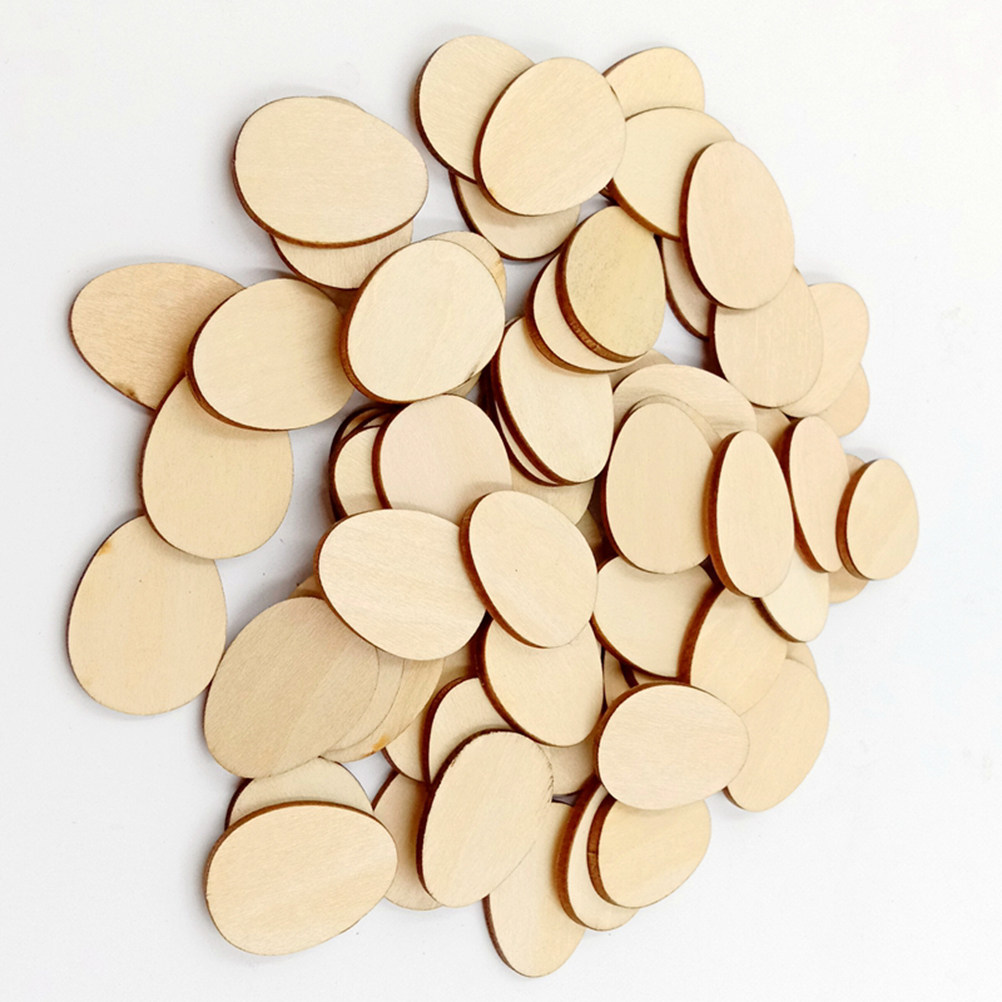 100Pcs 30Mm Egg Shaped Unfinis – Art And Craft For Nursery recenzja i cena