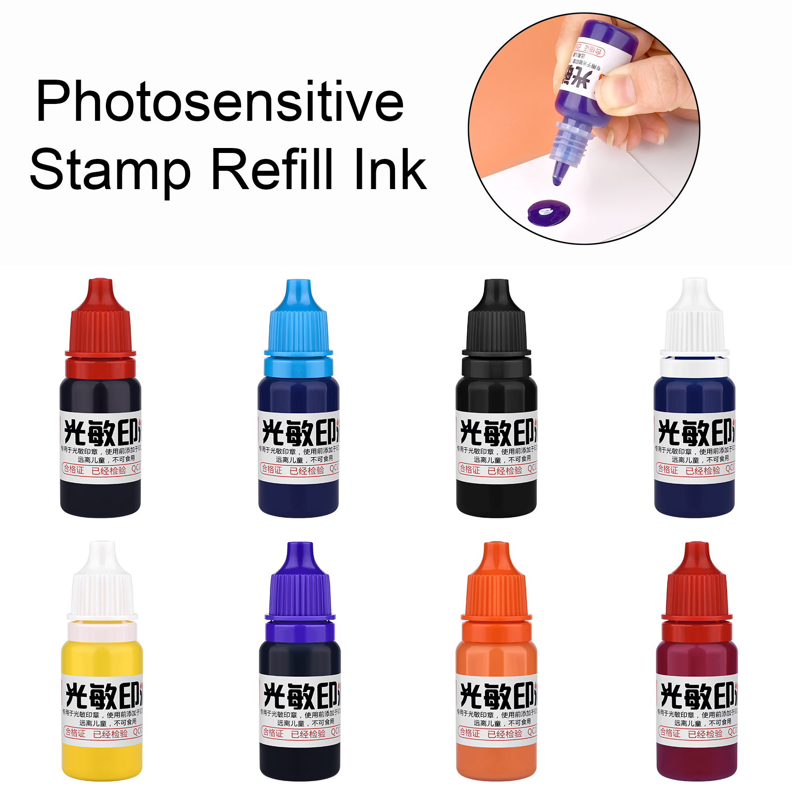 10ml Refill Ink 13 Color Rubbe – Rubber Stamp Blank recenzja i cena