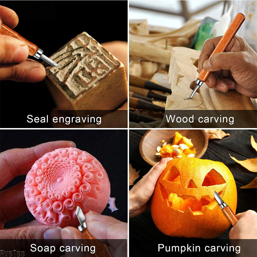 12Pcs SK2 Woodworking Carving  – Art Craft Knife recenzja i cena
