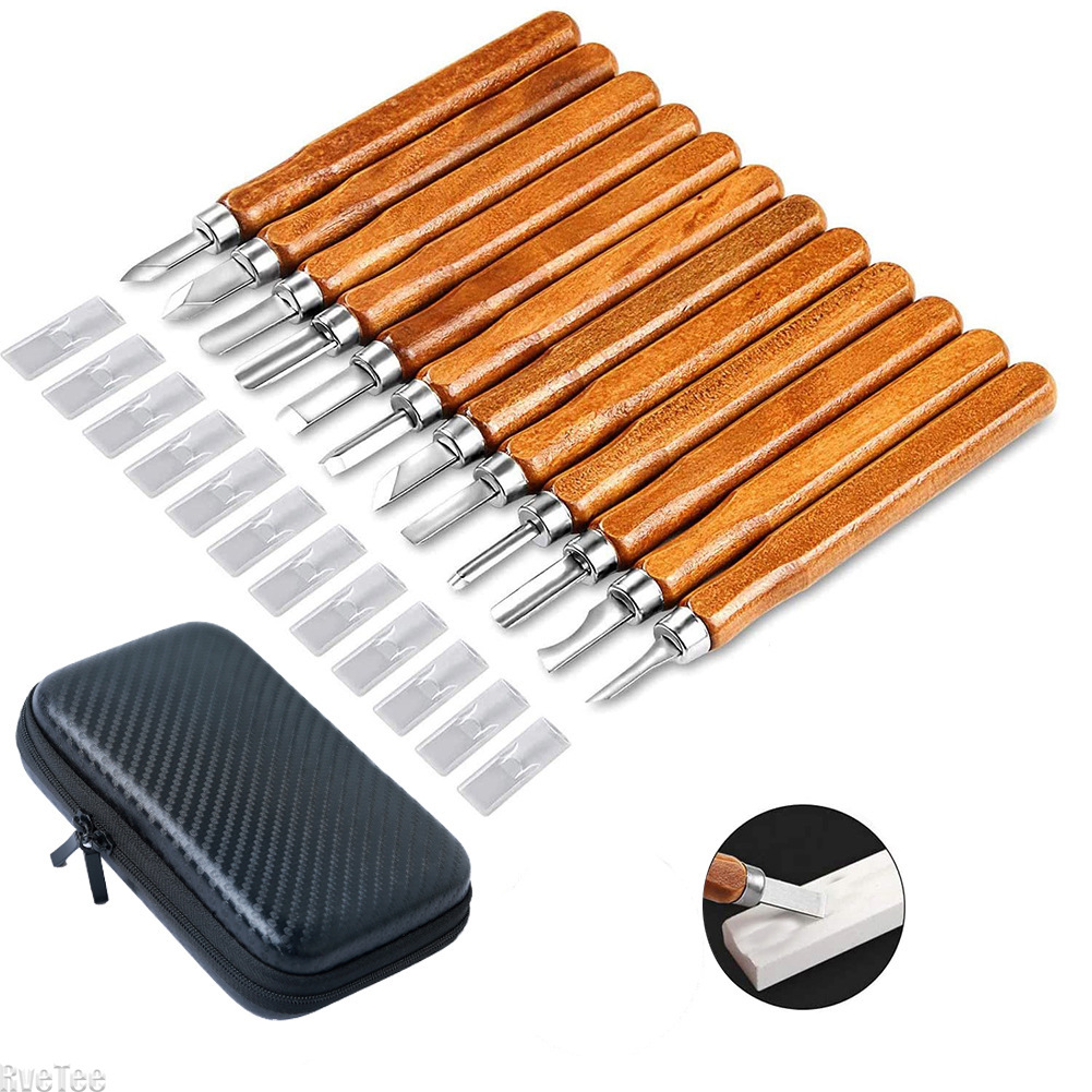 12Pcs SK2 Woodworking Carving  – Art Craft Knife recenzja i cena