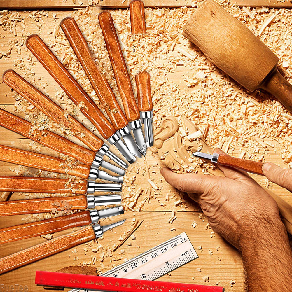12Pcs SK2 Woodworking Carving  – Art Craft Knife recenzja i cena