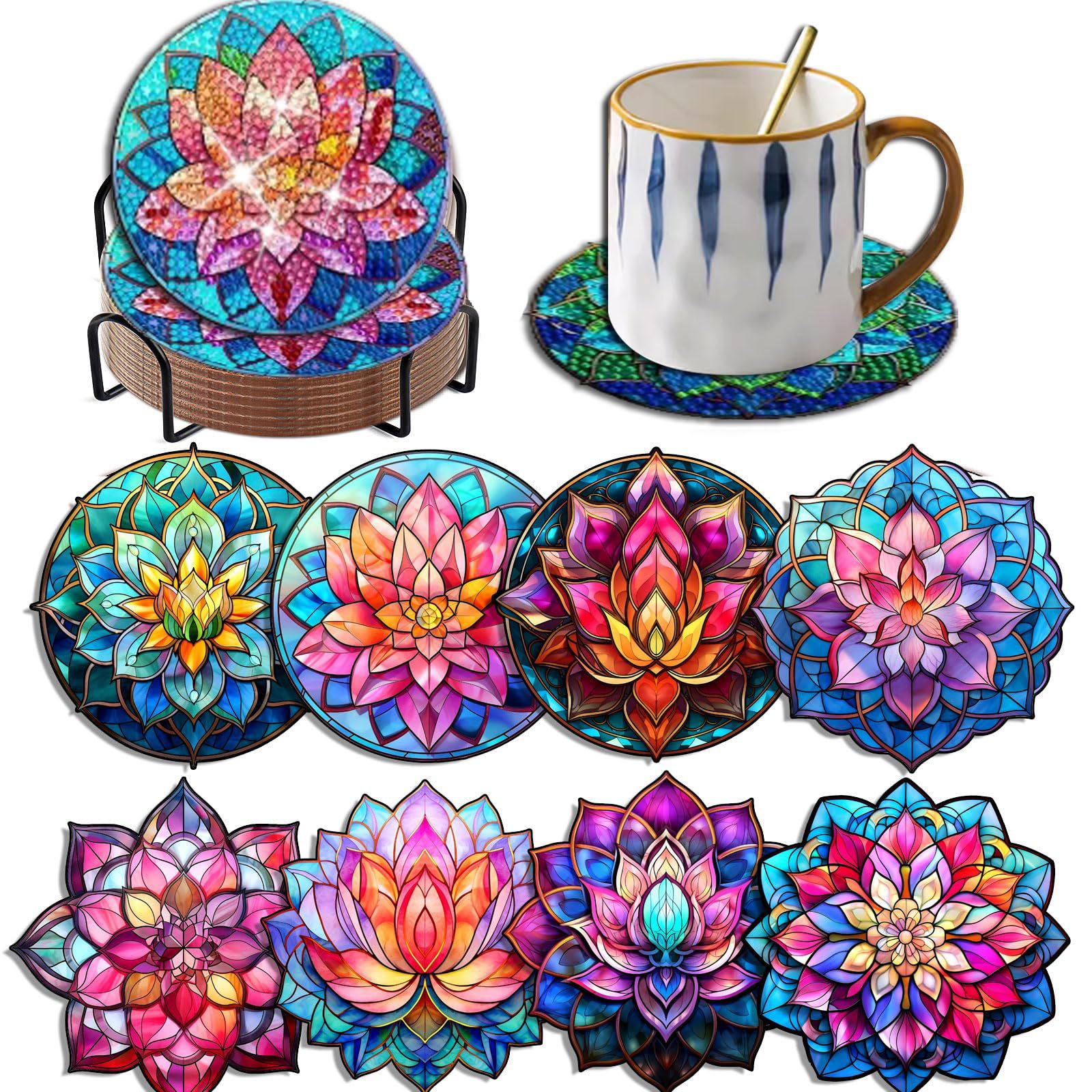 CHENISTORY 8pcs Diamond Art Co – Art Craft Cup recenzja i cena