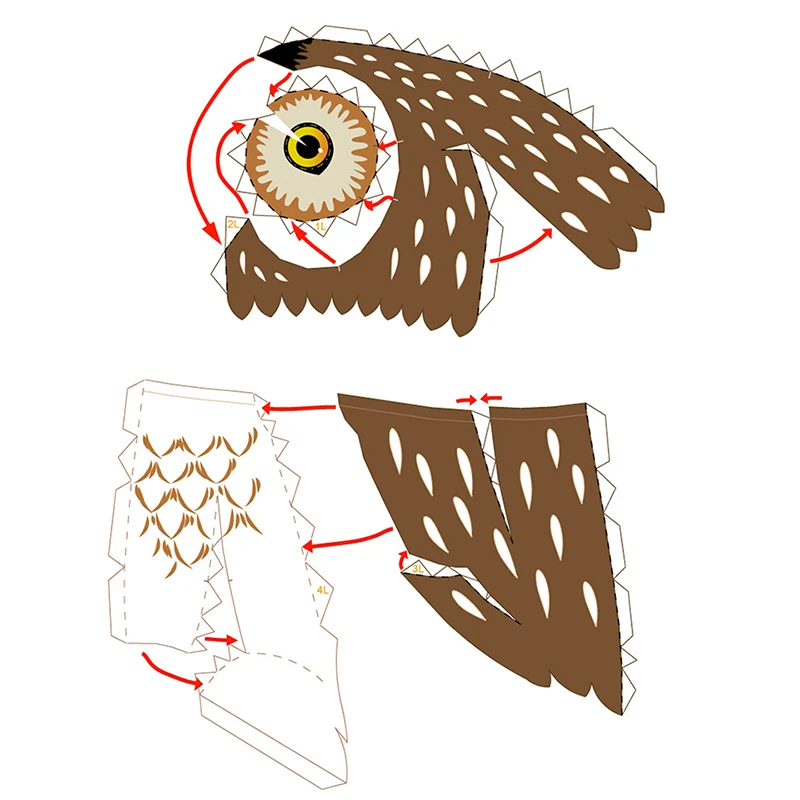 Little Owl Origami Art Mini 3D – Art Craft With Cardboard recenzja i cena